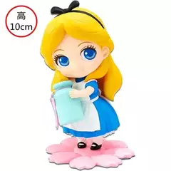 Bandai Q Posket Alice no País das Maravilhas Action Figure, A e B Version, Modelo Colecionável, Brinquedos de Boneca, Presente na internet
