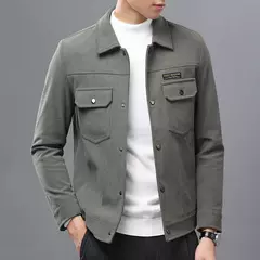 Casaco de veludo masculino único-breasted duplo bolso lapela multi-cores senhores casual juventude moda luxo workwear casaco - comprar online