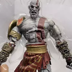 Figura de ação NECA God of War, Fantasma de Sparta Kratos em Ares Armadura com Lâminas, Boneca Articular Móvel, Modelo de Brinquedos, Presente na internet
