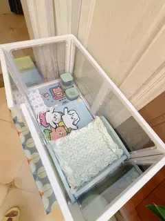 Interior diy pequeno cão de estimação cerca gaiola sistema com porta cerca do cão totalmente transparente acrílico filhote de cachorro casa livremente combinado gatinho quintal - loja online