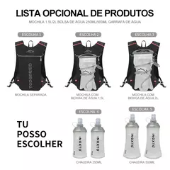Mochila Ultra Leve Inoxto Trail Running, Colete de Hidratação, Maratona, Bicic na internet
