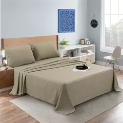 Solid Stripe Bedding Set, Colcha de dormir, gêmeo, completo, rainha, king size, quarto ou quarto de hóspedes, 3 pcs, 4pcs - loja online