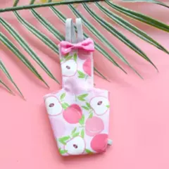 Fralda de papagaio com gravata borboleta, fofa, colorida, fruta, floral, cockatiel, pombos, pequeno, médio, grande, animais de estimação, pássaros, roupa de vôo, lavável - Wolf Magazine