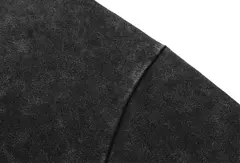 Lobos escuros Vintage lavados camisetas para homens, musculação em ginástica, roupas masculinas extragrandes, fitness no verão, treino