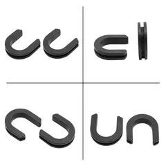 Imagem do 2 pçs 4 pçs motocicleta issy barra encosto bagageiro ponto de encaixe bucha grommet para harley touring softail dyna sportster