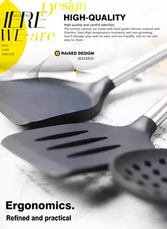 Utensílios De Cozinha De Silicone, Espátula, Turner, Resistente ao calor, Colher de sopa, Pá de coador de massas, 1 pacote, Acessórios de cozinha - comprar online