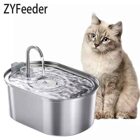 Fonte de água inteligente para gatos, bebedor automático para gatos, alimentador de água para animais de estimação, fonte potável para gatos e cães