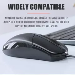 USB Wired Computer Mouse Optical Mouse Gamer PC Laptop Notebook Mouse Computer Mouse para uso doméstico do escritório - comprar online