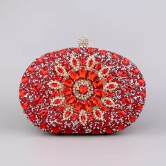 Sacos De Noite De Strass Flor, Embreagem De Baile De Metal, Embreagem De Diamantes Com Corrente, Bolsas De Ombro Para Casamento, Bolsa Feminina - Wolf Magazine