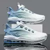 Tênis de corrida acolchoados para homens, tênis antiderrapantes, botões rotatórios, adequados para exterior, casual, conforto, alta qualidade, venda quente