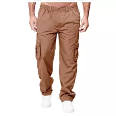 Calças de carga multi bolsos para homens, moletom casual, calças táticas militares, jogger baggy, tática