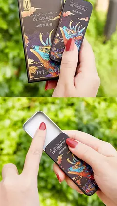 Perfume sólido Mizlu: fragrância fresca de longa duração – fórmula sem álcool, bastão de perfume compacto e portátil para homens e mulheres