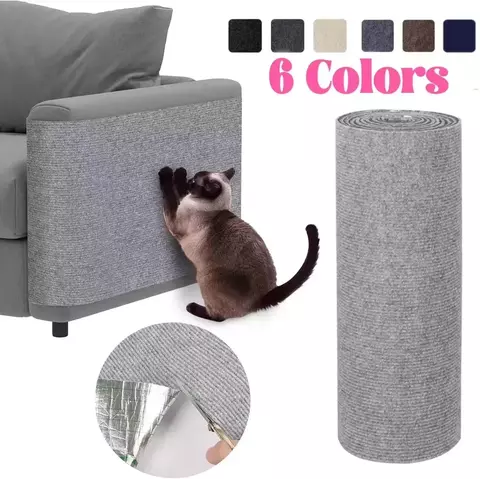 Auto-adesivo tapete gatos placa de risco parede anti gato risco sofá diy gatos placa de risco sofá proteção patas afiar aparável