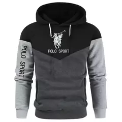 Moletons masculinos com capuz, pulôver casual, moletons patchwork, roupas streetwear, marca de moda, primavera, outono, 2022 - loja online