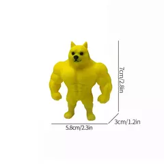 Estatueta de pato muscular ornamento acessório de mesa 3d impresso brinquedo de pato engraçado acessório de escritório presentes de aniversário na internet