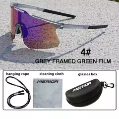Merida-Óculos de sol para homens e mulheres, óculos esportivos, UV400, óculos de equitação, mountain bike, bicicleta de estrada, lentes ao ar livre com estojo