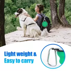 Bacia de água dobrável para comida de cachorro de silicone com lábios de tigela para animais de estimação viagens ao ar livre, portátil com ganchos para suprimentos para animais de estimação, tigela de alimentação - comprar online