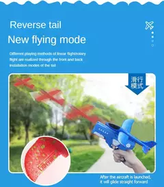 Imagem do Lançador de avião Brinquedos para crianças, avião ao ar livre, avião voador antiderrapante, catapulta de espuma EPP, presentes de aniversário para meninos e meninas