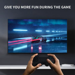 Novo 128gb m22 pro portátil bolso retro console de videogame portátil 5.0 Polegada tela ips 1920*1080 display suporte linux emelec