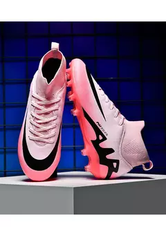 Imagem do Botas de campo de futebol profissional para homens, grampos antiderrapantes, sapatos de treinamento de grama interna para crianças, sociedade original