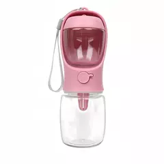 Garrafa de água portátil para cães e gatos, com armazenamento de alimentos e recipiente de água para filhotes, animais de estimação, tigela alimentadora para viagem ao ar livre, suprimentos para animais de estimação - comprar online