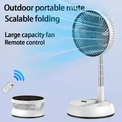 7200mAh ao ar livre portátil silencioso controle remoto desktop vertical ventilador de agitação automática liga de alumínio telescópica cronometrado ventilador doméstico