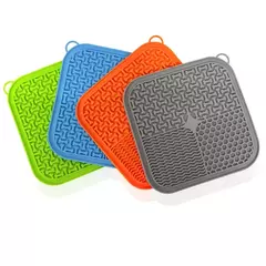 Lambendo esteira para cães e gatos, Premium Lick Pad com ventosas, Alívio da ansiedade, Tigelas para cães de alimentação lenta