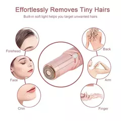 Aparador de sobrancelha elétrica Mini Eye Brow Depilador Facial Batom Forma Cabelo Remoção Mulheres Portable Painless Razor Shaver Tool - Wolf Magazine