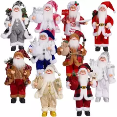 Boneca Papai Noel com Sacos De Presente, Decoração de Natal para Casa, Enfeites de Natal, 2024 na internet