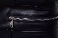 Imagem do Jaqueta de couro multi zíper para homens, B013 armadura de motocicleta, jaqueta moto, novo