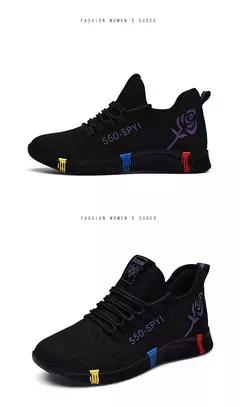 Imagem do Tenis feminino 2024 mulheres sapatos vulcanizados malha de ar luz tênis macios femininos apartamentos plataforma rendas até sapatos casuais cesta femme