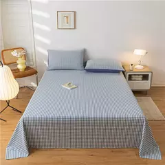 Folha de cama grade macia e confortável, lençol, adequado para quartos e convidados, excluindo fronhas, 1pc - comprar online