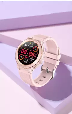 Imagem do MELANDA-Sport Smart Watch para Mulheres, Chamada Bluetooth, IP68 Impermeável, Rastreador De Fitness, Monitoramento De Saúde, IOS, Android, MK60