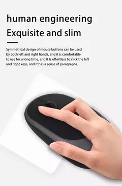 Xiaomi-Mouse sem fio compatível com Bluetooth, Ratos silenciosos 2.4G, DPI ajustável, Design ergonômico, USB recarregável, jogos, escritório - Wolf Magazine