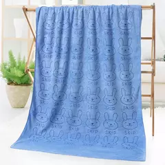 Cute Rabbit Microfiber Bath Towel, Soft Kawaii Towel, Quick Dry, Fit for Baby Kids, Meninos, Meninas, Praia, Natação, Absorvente, 50x100cm na internet