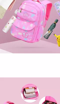 Mochila escolar para crianças, Girl Back Pack para crianças, Mochila de classe feminina, Primary Women Bagpack, Teen Bookbag Kit, Kid, Criança - loja online