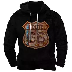 Homens e mulheres Route 66 3D Print Hoodies, moletons vintage, fatos de treino, roupas masculinas, moda - comprar online