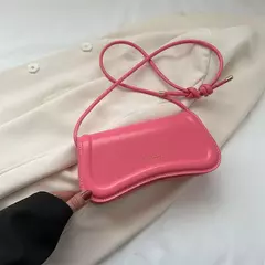 Bolsa PU popular para mulheres, bolsas femininas, axila de lazer, sacola de ombro, bolsa axila, nova moda - comprar online
