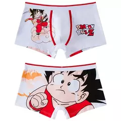 Dragon ball calcinha masculina anime dos desenhos animados algodão boxer roupa interior boxers moda tricô flexibilidade respirável bolsa cuecas