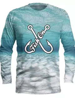 Camisa masculina de pesca de manga longa proteção UV, respirável secagem rápida, suor leve wicking top, ao ar livre, verão, primavera - comprar online