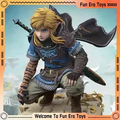 Em estoque 38cm a lenda de zelda figuras de jogo link estatueta gk estátua pvc colecionável modelo personalizado ornamento de mesa brinquedos presentes
