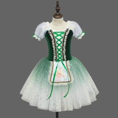 Saia de balé infantil, saia de dança para meninas, programas de dança do campus, trajes de dançarina de balé, palco, trajes de performance coletivos