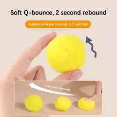 Brinquedo interativo treinamento de lançamento para gatos, Criativo Mini Jogos de Tiro, Stretch Plush Ball Toys, Pet Shop, Gatinho, Gato na internet