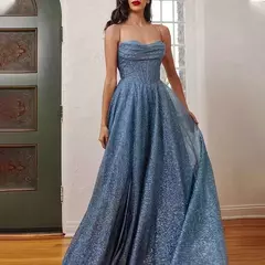 Vestido feminino europeu e americano transfronteiriço amazônico, sem mangas, sem alças, espumante dourado, vestido sexy de tanque, novo estilo de roupa, 2022