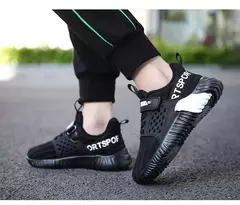 Tênis de malha antiderrapante infantil, sapatos casuais para meninos, moda infantil, tênis, primavera, 2022 - comprar online