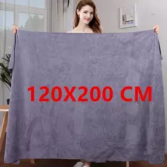 Toalha de banho grossa grande de microfibra absorvente e secagem rápida, multifuncional, natação, fitness, esportes, salão de beleza na internet