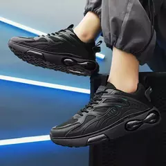 Tênis de corrida respirável masculino, tênis confortável, sapatos casuais clássicos, alta qualidade, na moda, homem, 2024
