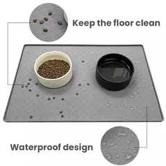 Pet placemat gato cão beber alimentação placemat alimentador esteiras gato alimentação esteira cão comida tigela esteira de silicone à prova dwaterproof água pet tigela almofada - Wolf Magazine