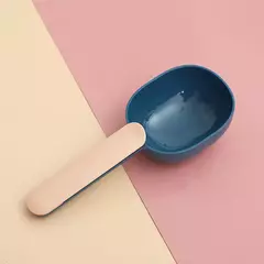 Uma colher de comida para animais de estimação, multifuncional 2 em 1 com alça de clipe selada, adequada para gatos e cães, pássaros, colher de alimentação de coelhos - loja online