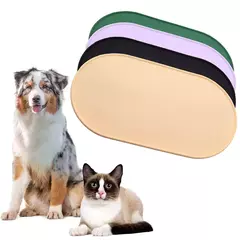 Silicone pet tigela esteira placemat à prova dwaterproof água evitar derramamentos cão gato comida almofada de alimentação gatinho alimentação pet tigela bandeja esteiras